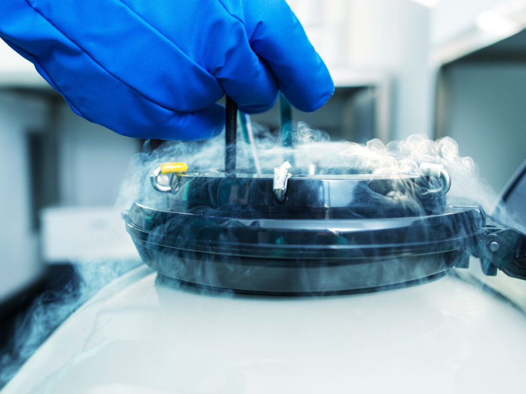 Extending the ten-year storage limit for frozen eggs